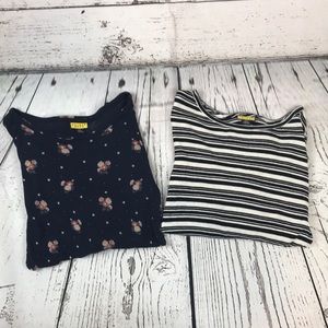 Prince and Fox| Two Ribbed Long-Sleeve t-s